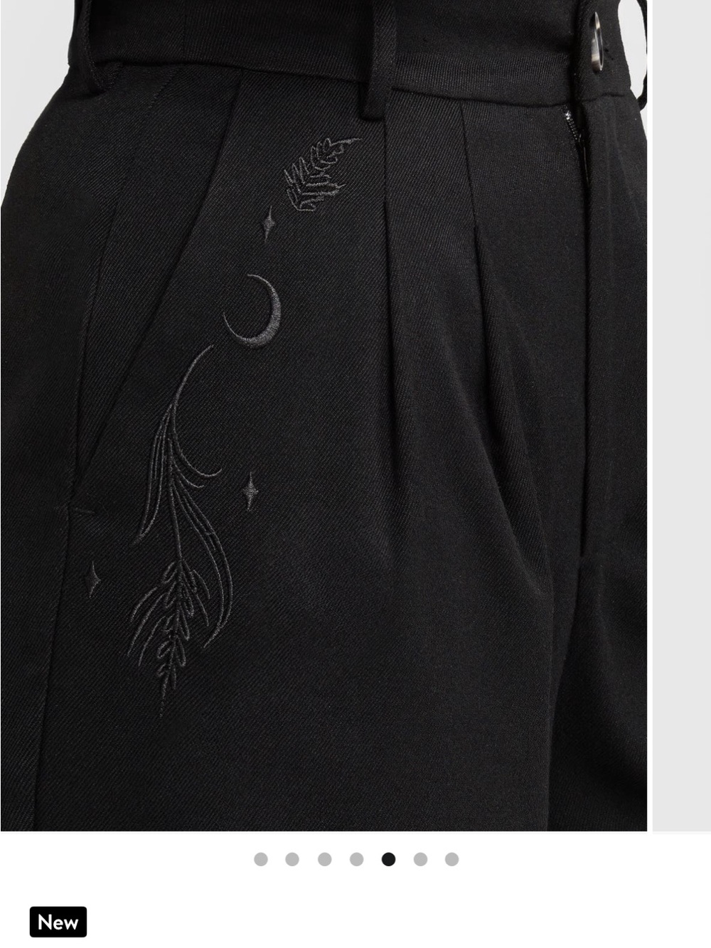 Disturbia Dianne Embroidered Balloon Trousers - Picture 4 of 13